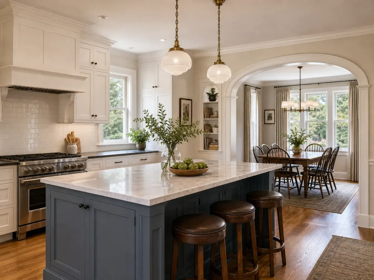 Kitchen and dining renovation in a New Rochelle single-family home